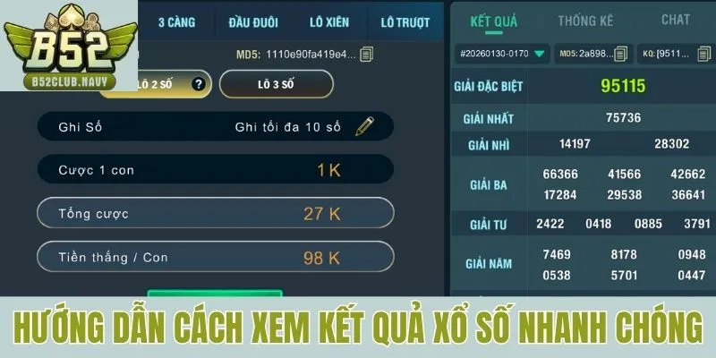 Hướng dẫn cách xem kết quả xổ số nhanh chóng